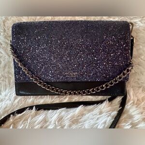 Kate Spade Glittery Black Crossbody Bag